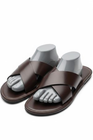 Classic Cross-Strap Slide
