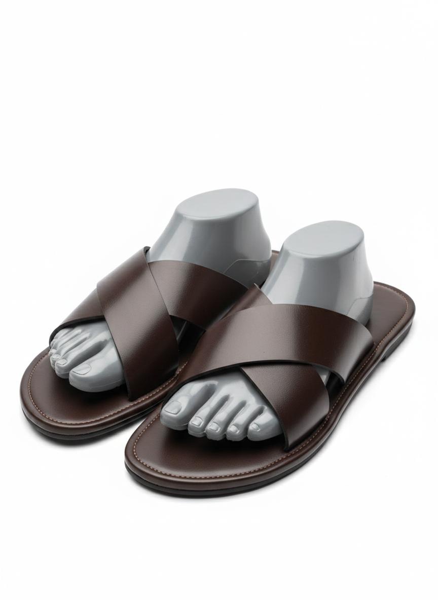 Classic Cross-Strap Slide