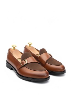 Single Monk Strap Loafers
