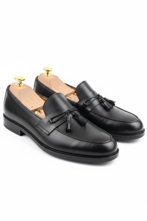 Leather Tassel Loafers