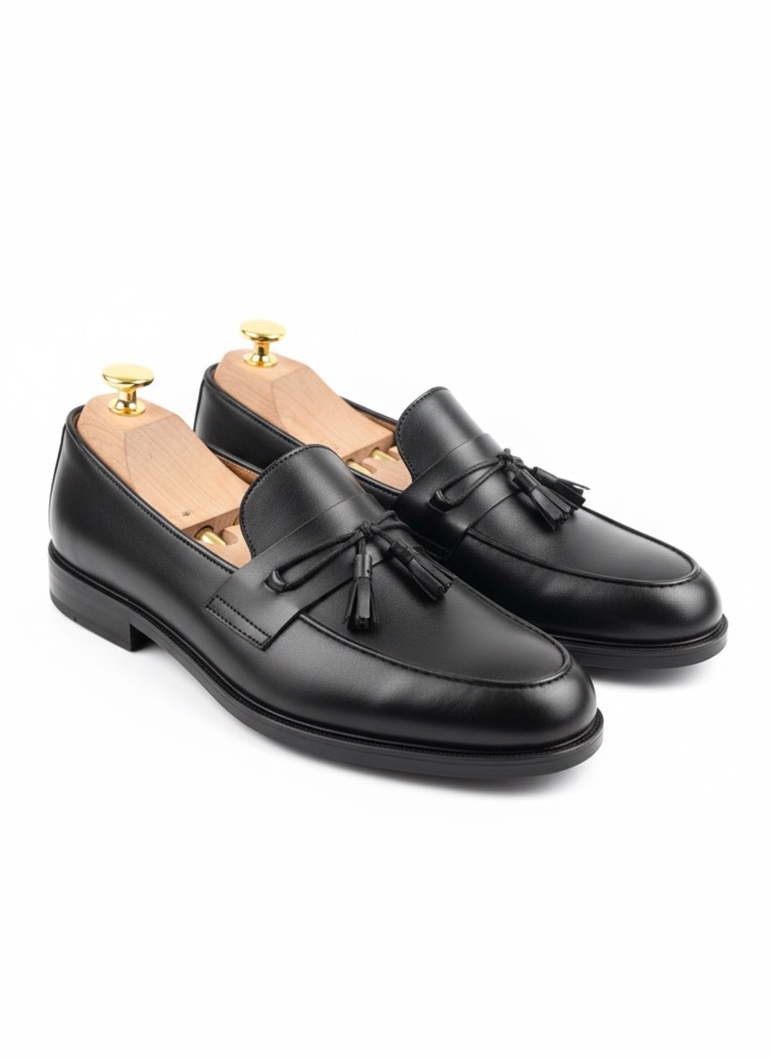Leather Tassel Loafers