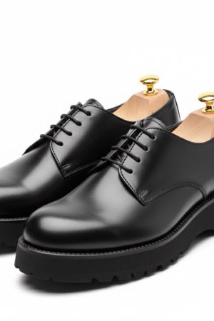 Leather Lace-Up Shoe