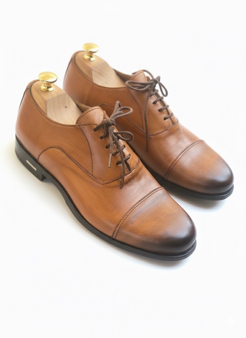 Classic Leather Oxford Lace-Up Shoe