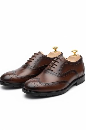 Hand-Burnished Wingtip Oxfords