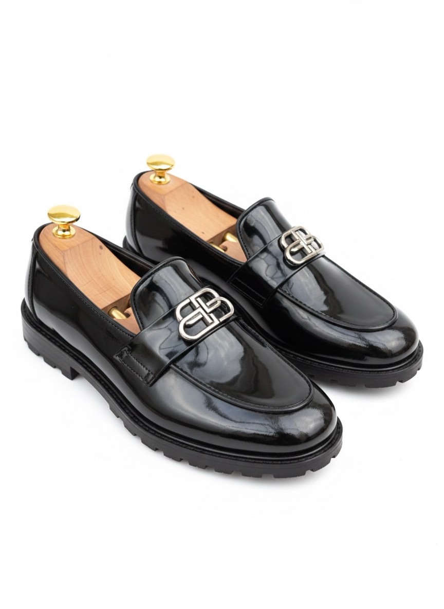 Luxe Patent Bit Loafers