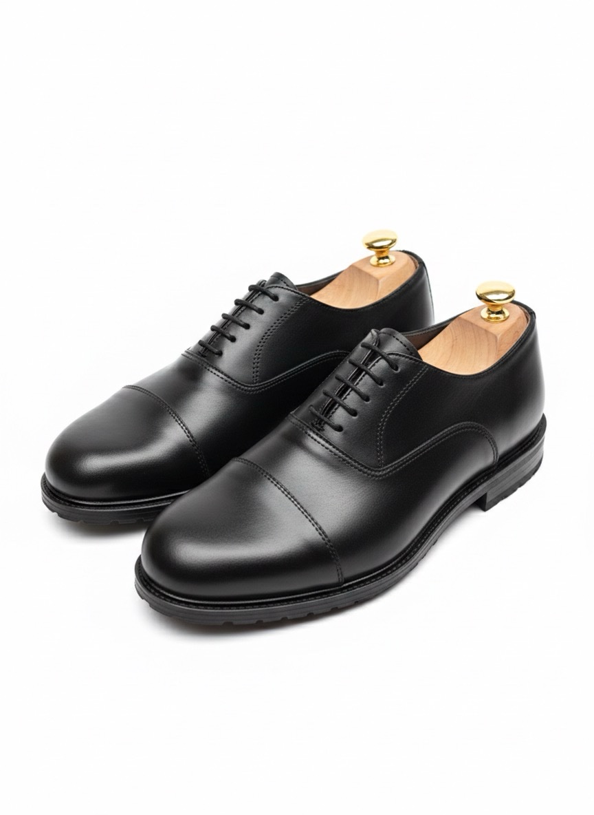 Imperial Calfskin Cap-Toe Oxfords