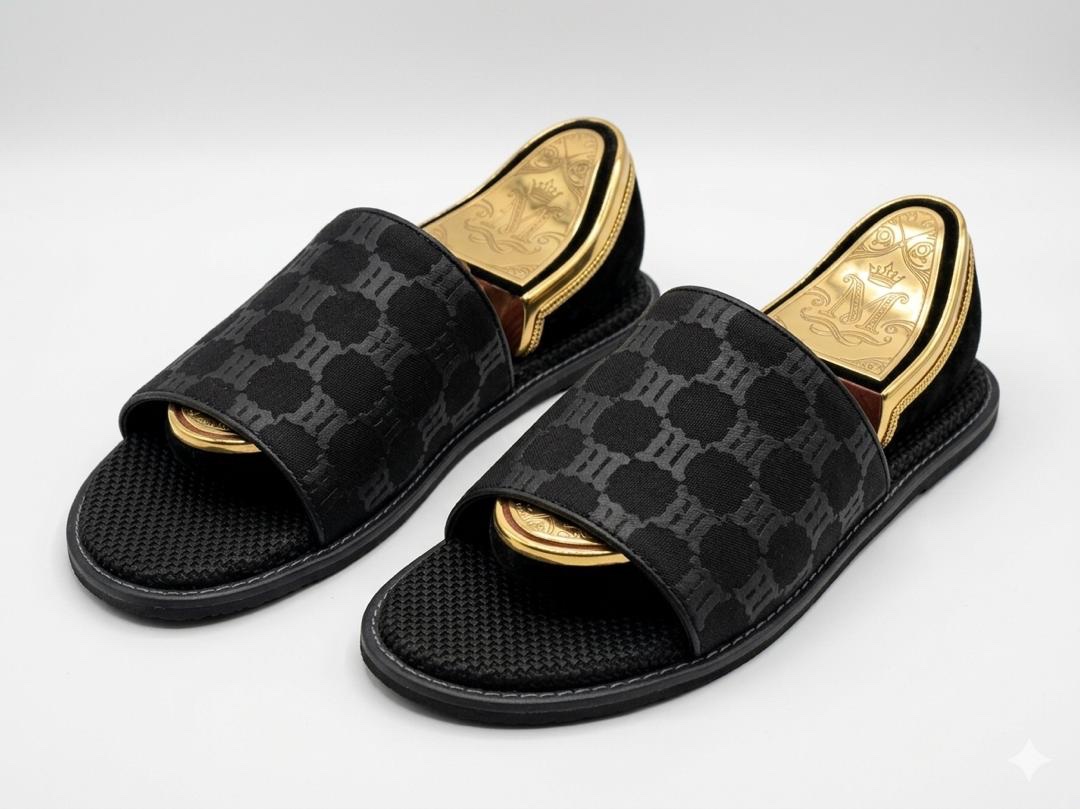 Monogram Jacquard Luxury Slides