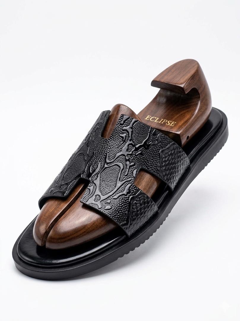 Python-Textured H-Strap Slides
